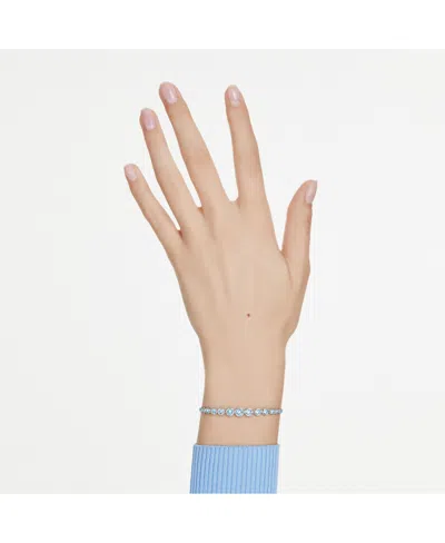 Swarovski Imber Tennis Bracelet In Blue