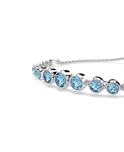 Swarovski Imber Tennis Bracelet In Blue