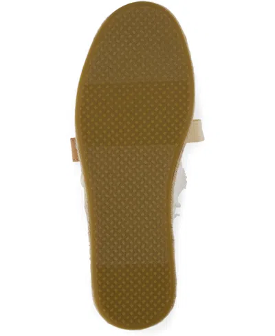 Toms Women's Carolina Lace-up Espadrille Beachside Woven In White