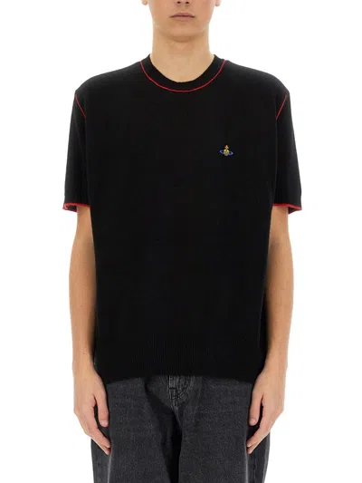 Vivienne Westwood "alex" T-shirt Contrast Trim