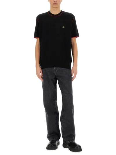 Vivienne Westwood "alex" T-shirt Contrast Trim