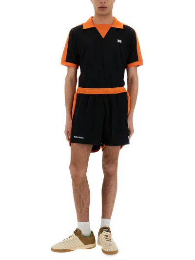 Wales Bonner Collar And Trim Polo Shirt