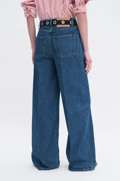 Filippa K Wide-leg Jeans In Blue