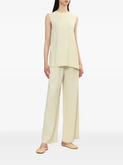 Totême Toteme Drawstring Trousers In Neutrals