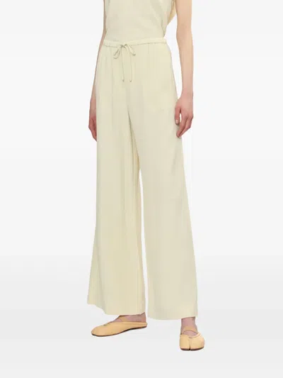 Totême Toteme Drawstring Trousers In Neutrals