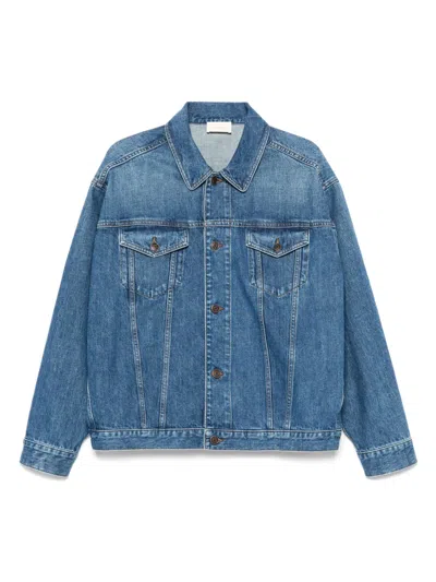 The Row Seb Denim Jacket In Blue