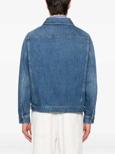 The Row Seb Denim Jacket In Blue