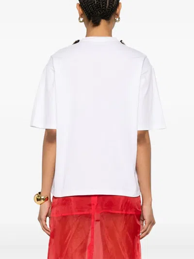 Balmain Ss T-shirt In White