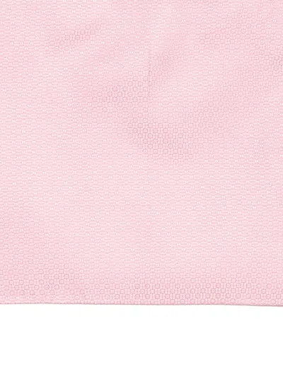 Hugo Boss Pattern-jacquard Tie Set In Pink