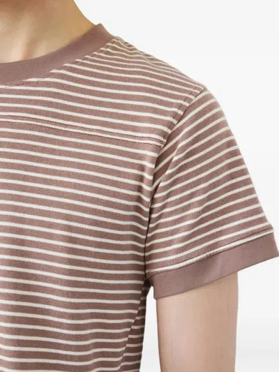 Carter Young Striped T-shirt In Neutrals