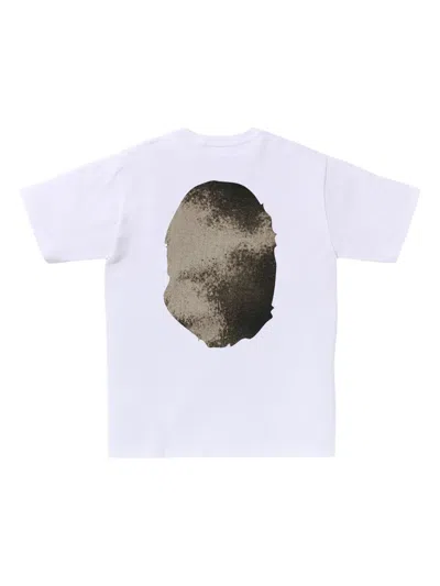 A Bathing Ape Head T-shirt In White