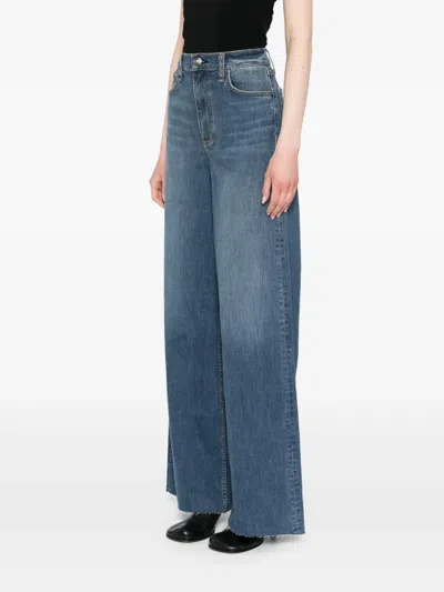 Rag & Bone Miramar Sofie Wide Leg Jeans In Venice In Blue