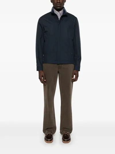 Paul & Shark Typhoon® Pertex® Jacket In Blue