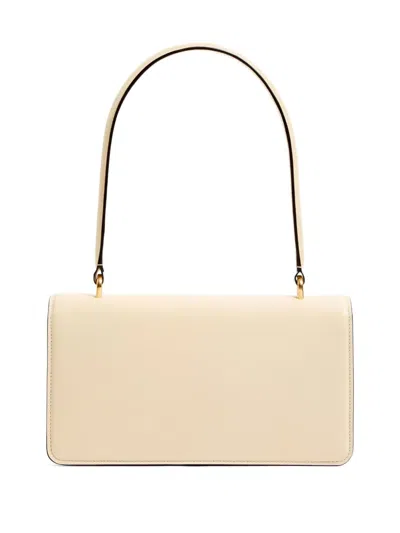 Valentino Vain Leather Top Handle Bag In Neutral