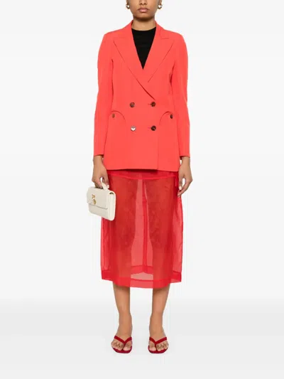 Blazé Milano Flica Blazer In Red