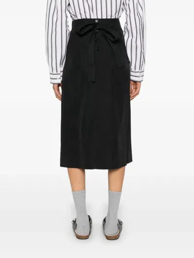 Ymc You Must Create George Midi Skirt In Black