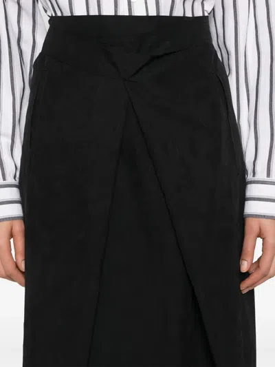Ymc You Must Create George Midi Skirt In Black