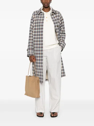 The Row Hypnosta Trousers In White With Stripes In White