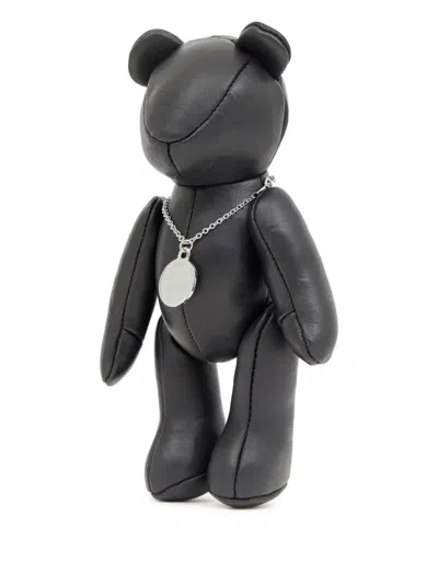 A Bathing Ape Leather Bear In Black