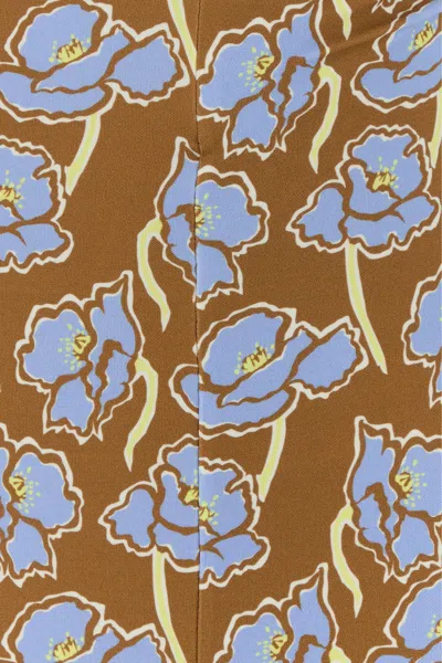 Versace Printed Stretch Crepe One-shoulder Dress