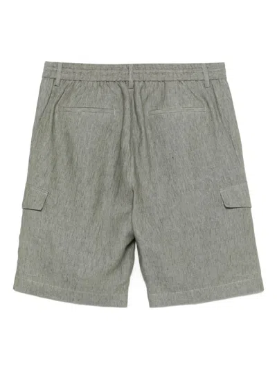 Peserico Drawstring Shorts In Grey