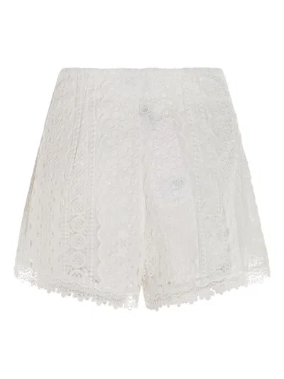 Charo Ruiz White Shorts In Gray