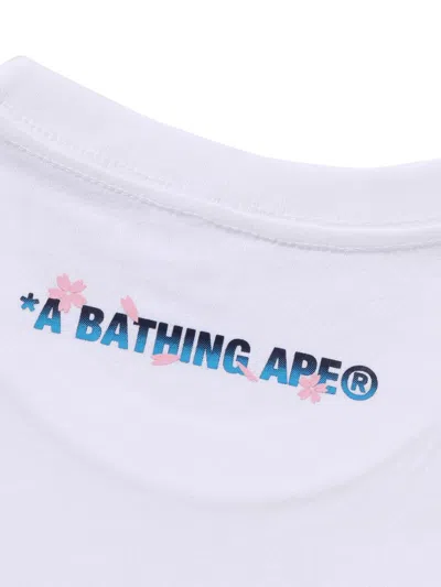 A Bathing Ape Sakura T-shirt In White