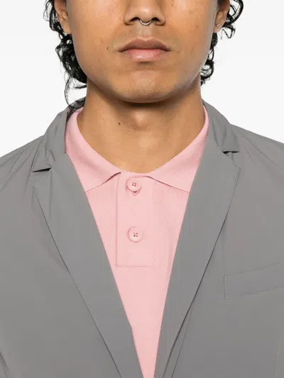 Herno Matt Blazer In Grey