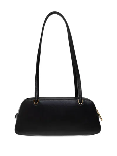 Kate Spade New York Grace Fine Grain Leather Shoulder Bag In Black