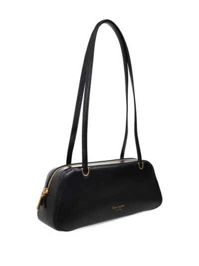 Kate Spade New York Grace Fine Grain Leather Shoulder Bag In Black