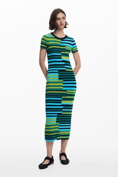 Desigual Ballet-style Open Slippers In Black