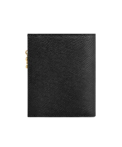 Celine Grain Trimphe Wallet In Black