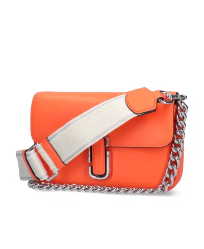 Marc Jacobs The J Marc Soft Shoulder Bag In Orange