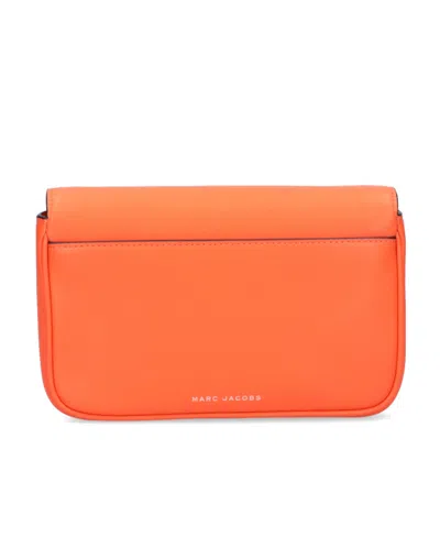 Marc Jacobs The J Marc Soft Shoulder Bag In Orange