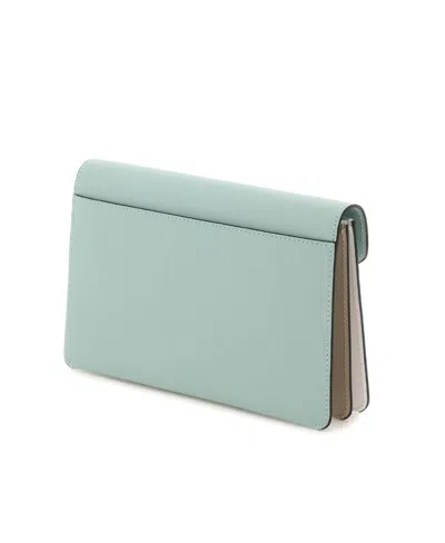 Marni Trunk Colour-block Clutch Bag In Green