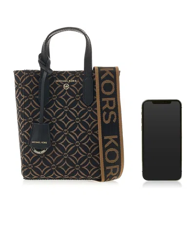 Michael Kors Sinclair Extra-small Tote Bag In Black/deep Camel