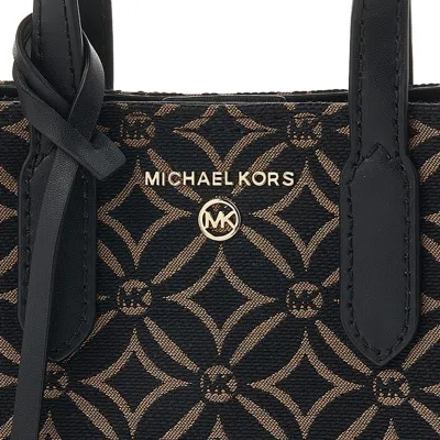 Michael Kors Sinclair Extra-small Tote Bag In Black/deep Camel