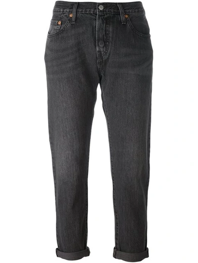 Levi's Grey Wedgie Fit Jeans In Deedee