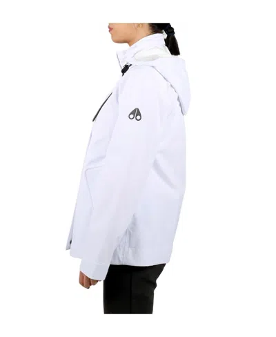 Moose Knuckles Concealed Windbreaker In White
