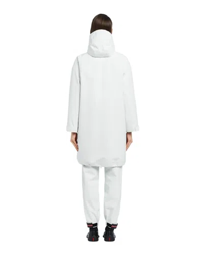 Prada Chalk Re-nylon Padded Jacket In White