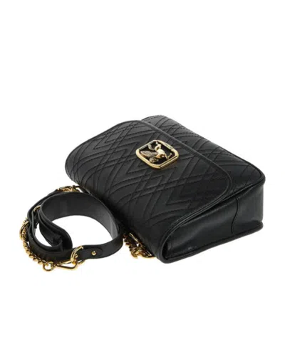 Etro Flip Shoulder Bag In Black