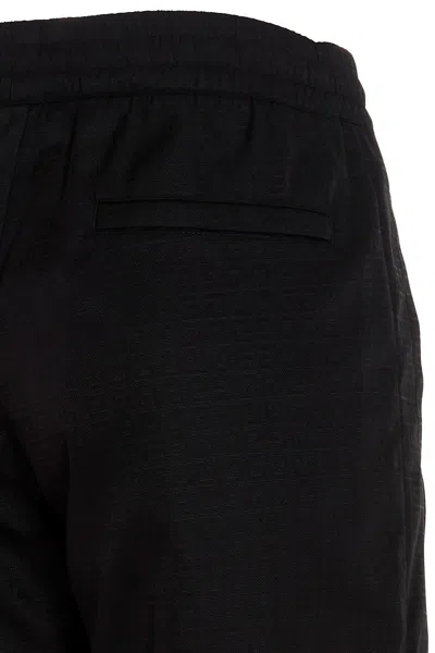 Givenchy Monogram Elasticated-waist Trousers In Black