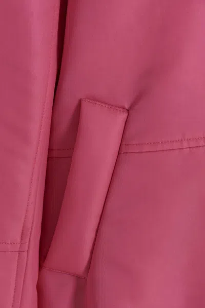 Khrisjoy Puff Bomber Jacket In Red