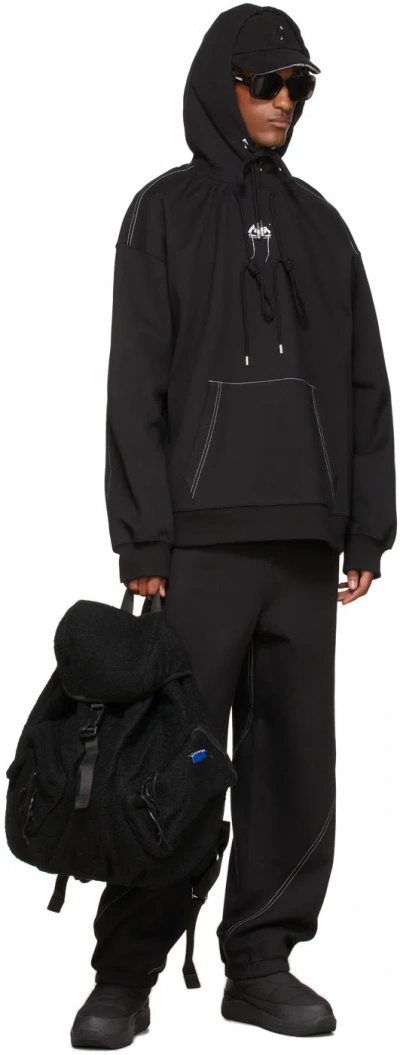 Ader Error Logo Backpack In Black