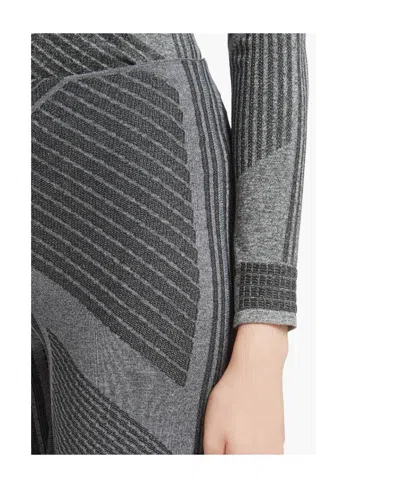 Prada Logo Sports Leggings In Grey