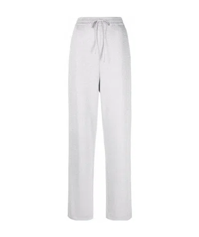 Prada Straight-leg Track Pants In Silver