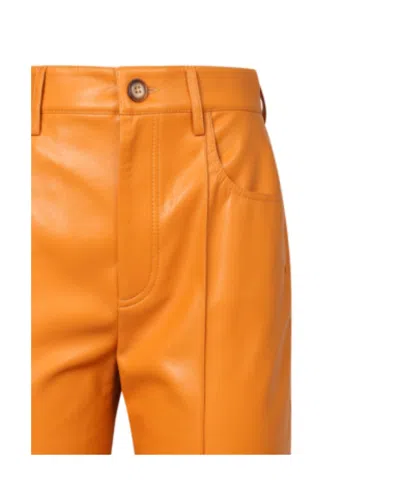 Nanushka Flared Casual Pants In Orange