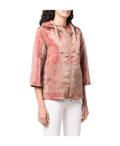 Herno Monogram Jacket In Pink