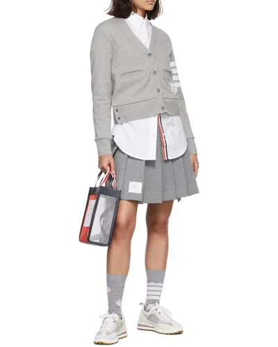 Thom Browne Small Rwb-handles Tote Bag In Multicolor