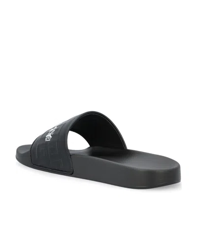 Givenchy 4g Motif Slides In Black
